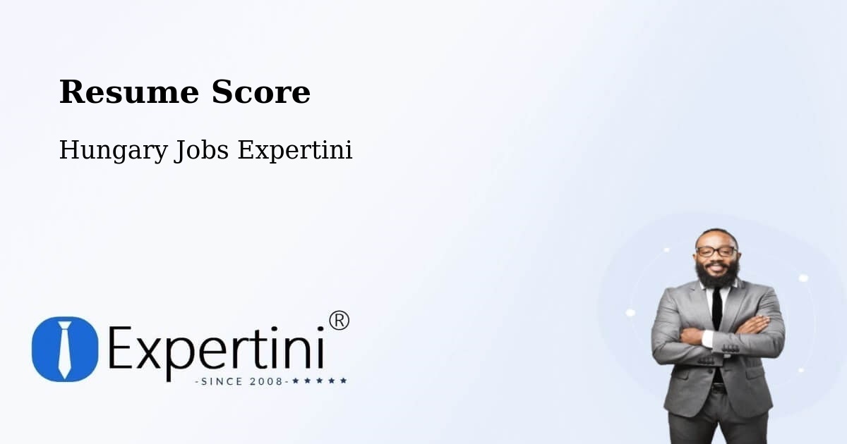 Resume Score & Job Description Match Tool – Solt - Hungary Jobs Expertini